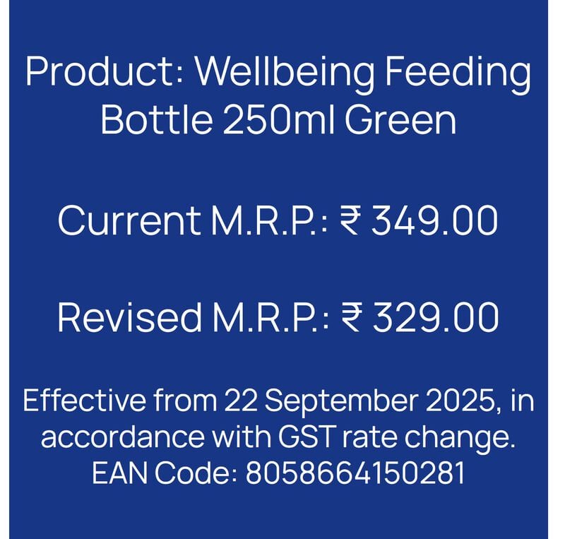 Well-Being Feeding Bottle (250ml, Medium) (Green) image number 9
